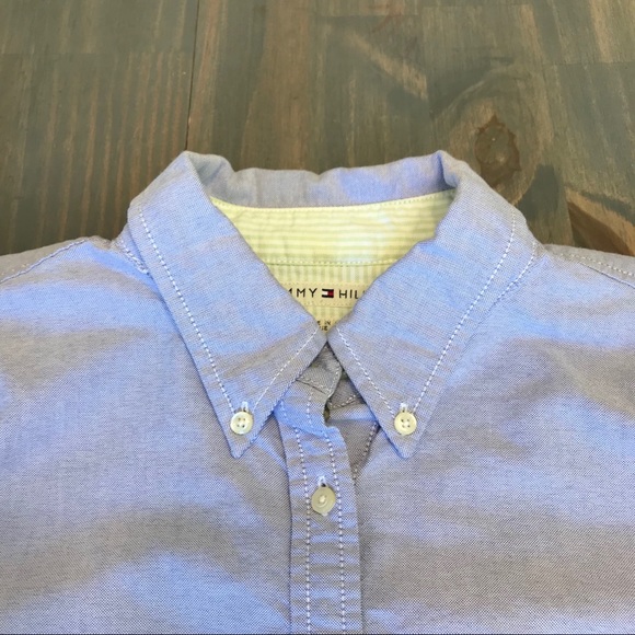 Tommy Hilfiger long sleeve button up blouse - Picture 2 of 7